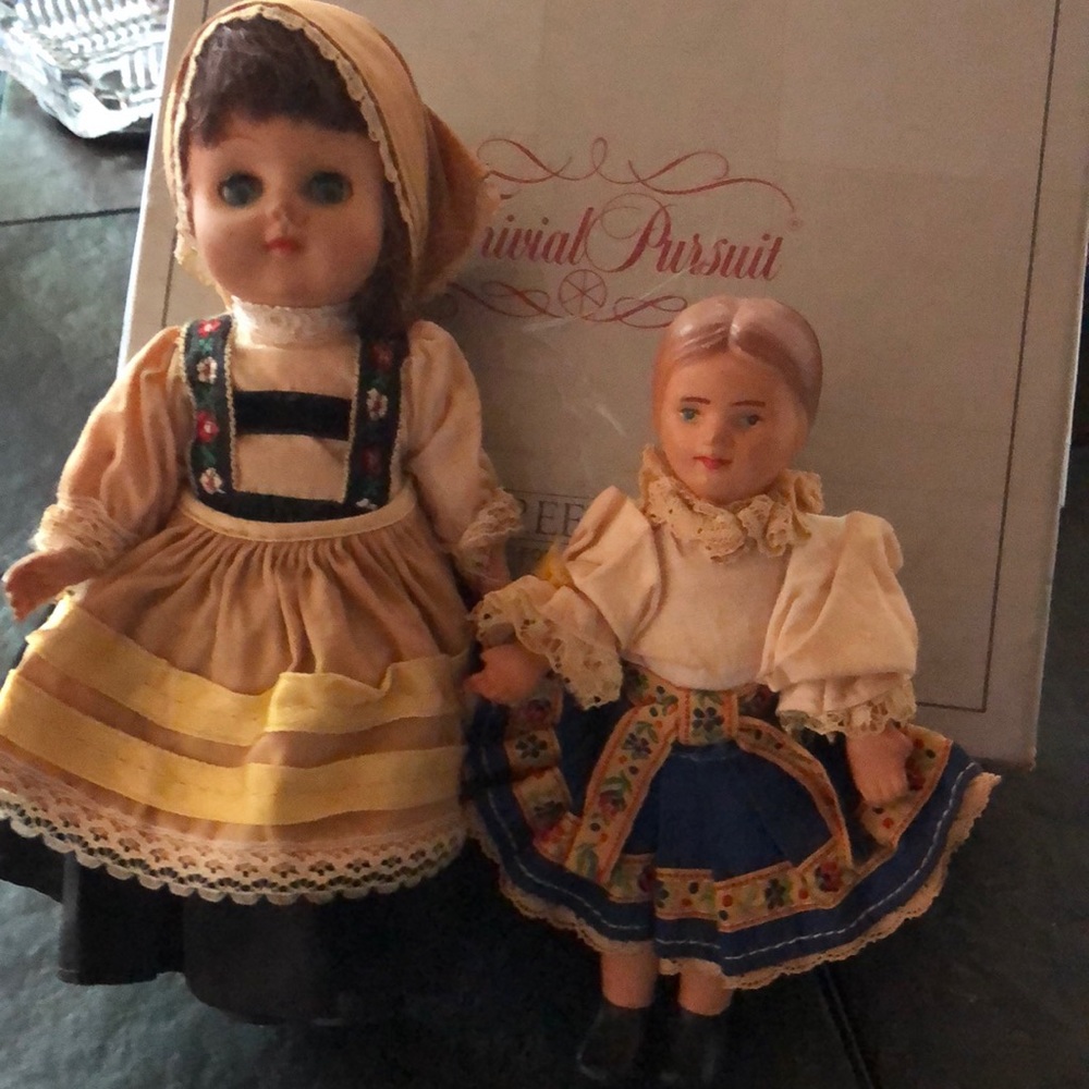 2 vintage doll’s early 50’s